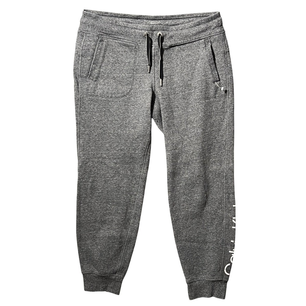 Calvin Klein‎ Performance Women's Heather Gray Jogger Activewear Pants Size M